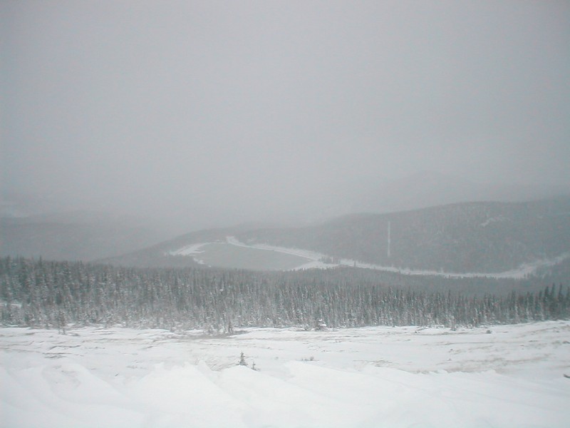 Echo Lake down below.