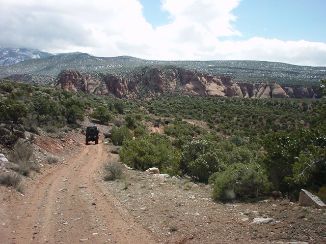 top of the canyon.