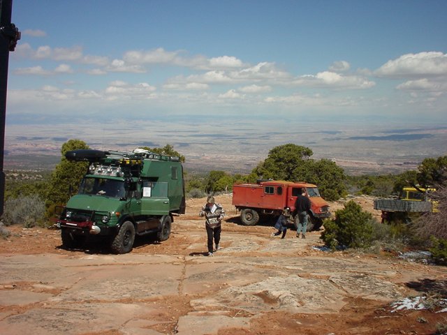 Top of the World parking.