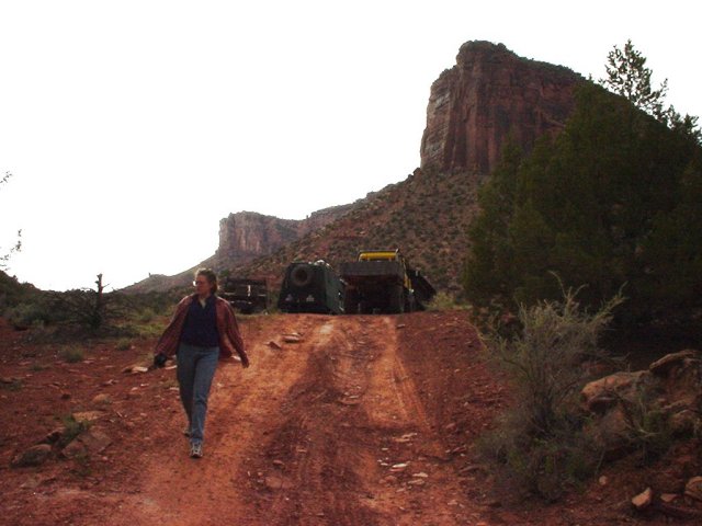 Trail to Rose Garden Hill.