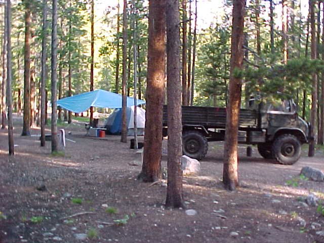 John's camp spot.