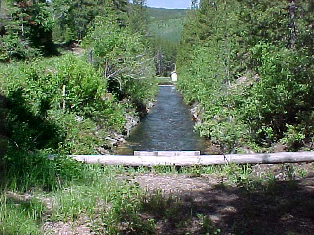 Tunnel waterway.