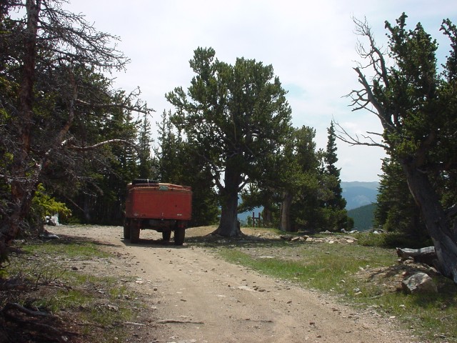 The summit of Saxon Mt.