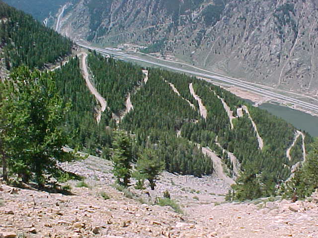 Switchbacks.