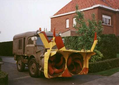 unimog snow