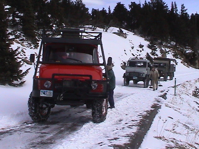 Breaking out the shovels for the first deep drift