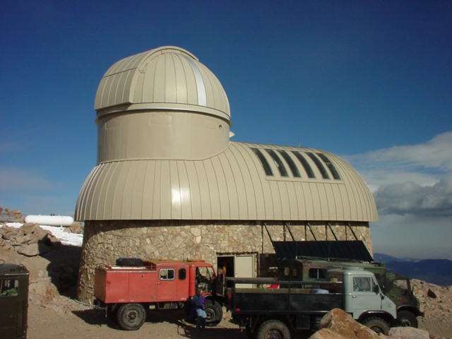The Mt. Evans observatory.