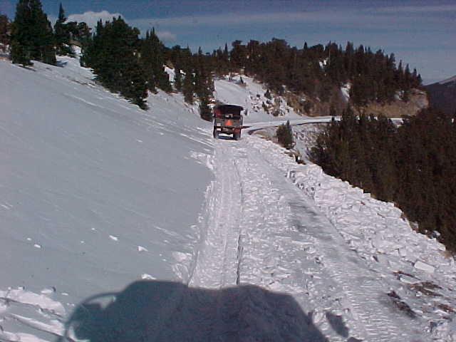 Drifts below timberline