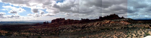 Klondike Bluffs formations.