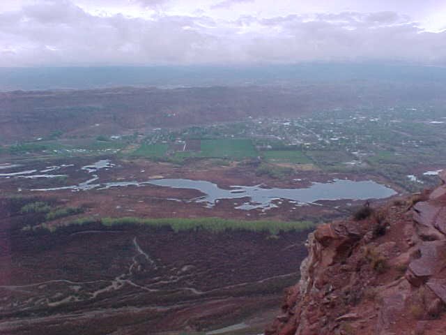 The town of Moab.