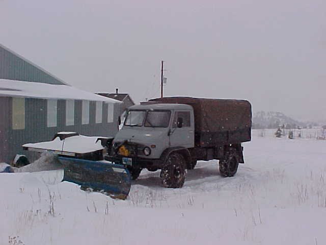 Kent's Mog ready for the next snowstorm.