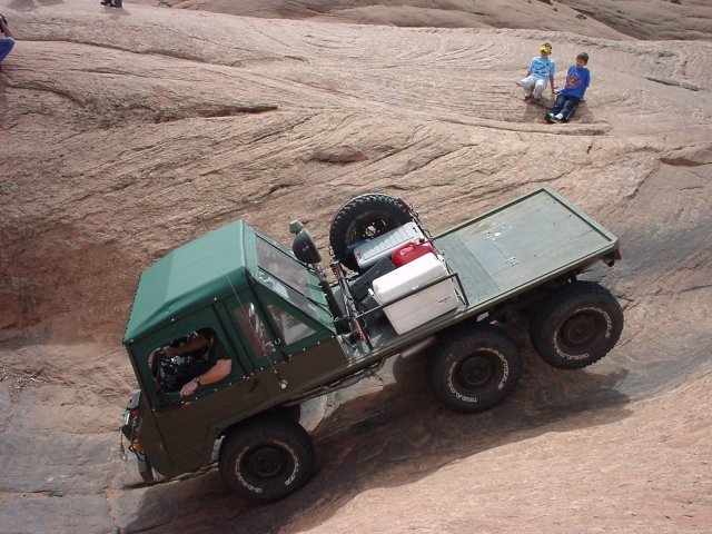 Brian's 6x6 in the tub.