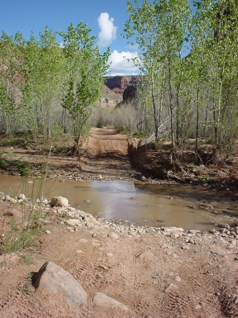 There are many stream crossings.