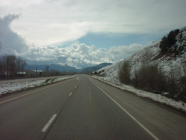 Typical Colorado weather on the way home. -Ron.