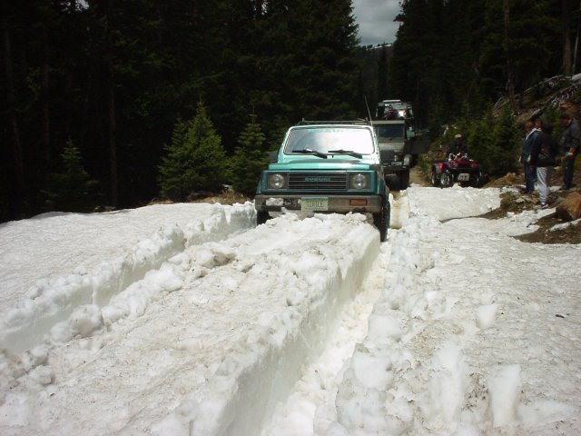 Suzuki in the snow