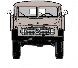 Pebble Grey Unimog