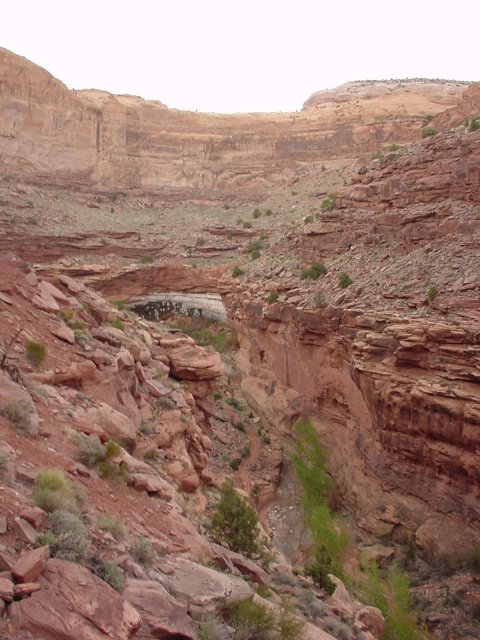The upper canyon.